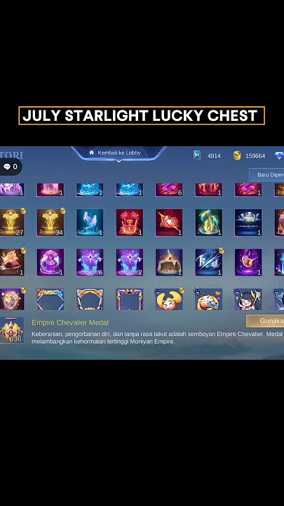 I want ling Starlight skin's 😭😭 ( Starlight skin' chest)#mobilelegends #mlbb #mlbbcreatorcamp