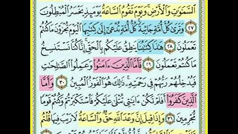 #وترى_كل_أمة جاثية#عبدالله الجهنى# #سورة_الجاثية#Kuran_okumaları#