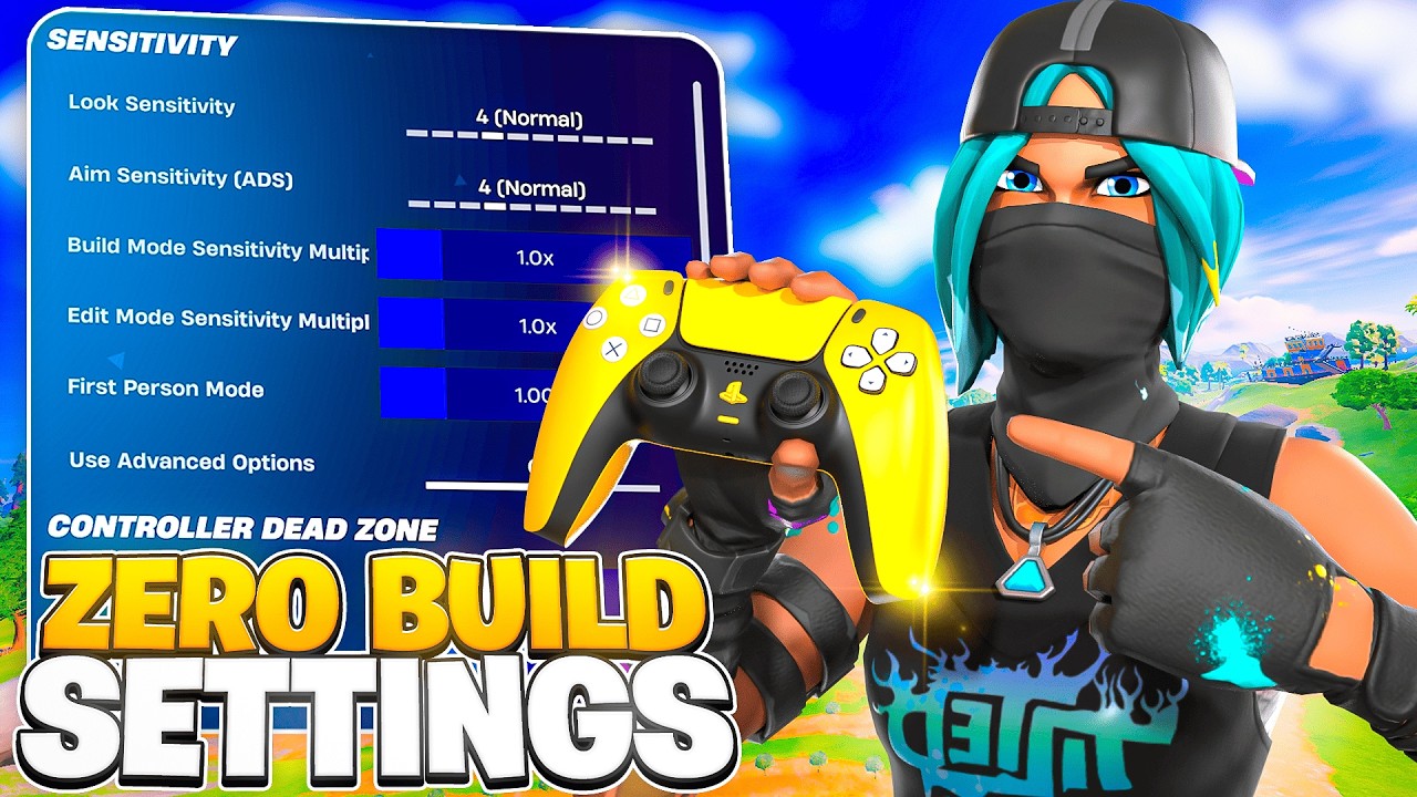 Best *NEW* Zero Builds Controller Settings! Fortnite Chapter 7 (PC/PS5 ...