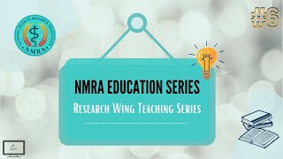 NMRA Education Series- Episdoe 6: Critical Appraisal Catch up