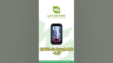 1.47" IPS Touch Display,ESP32-S3-Touch-LCD,Supports LVGL GUI Framework#waveshare #esp32 #arduino