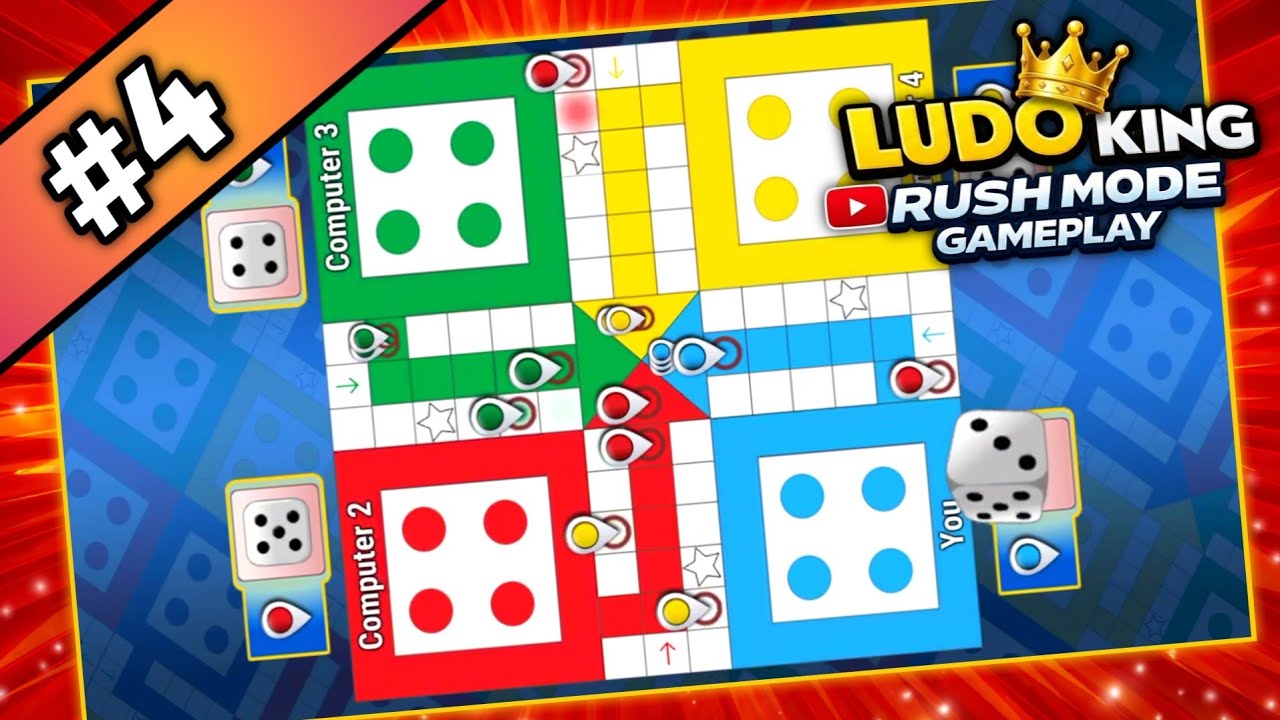 Ludo King Rush Mode Gameplay 4 #hh92gaming #ludoking #ludogame #4playergameplay #4