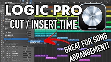 Logic Pro - Cut/Insert Time Edit Functions (Great for Song Arrangement!)