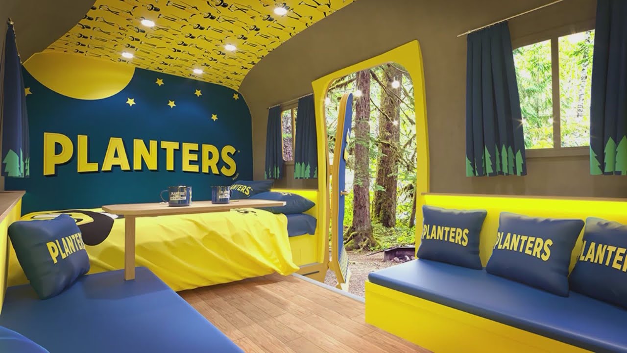 You can win a weekend stay in Planters' 'Nutmobile'
