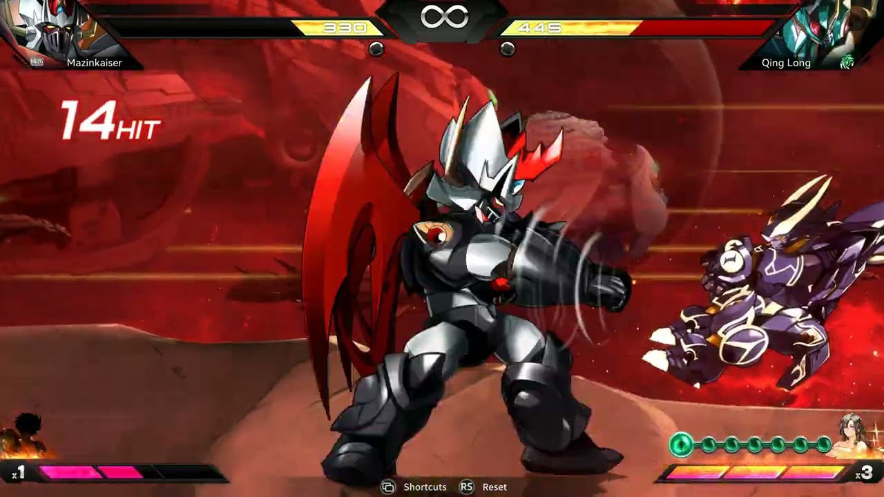 Iron Saga VS - Some Mazinkaiser combo