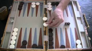 Beginner Backgammon Tutorial - 3 - Hitting and Re-Entering screenshot 1