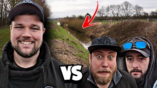 Db Fishing Vs Snagged Bro - Round 2 - Up North Drain Fishing For Pike 