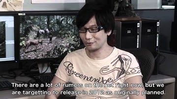 E3 2011 KONAMI Special Interview with Hideo Kojima (2/2)