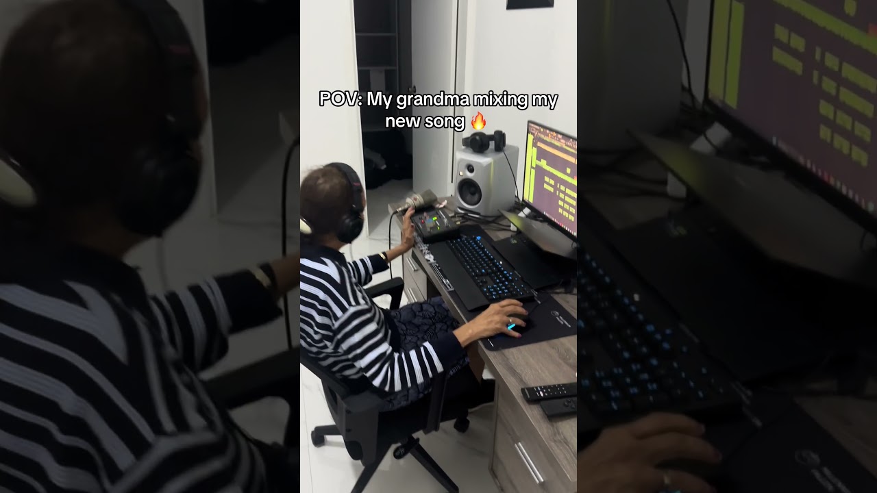 Caught My Grandma Mixing My Song