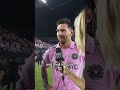 Leo Messi on his first goal for Inter Miami 🎤