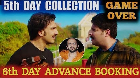 Cirkus box office collection day 5 | advance booking day 6 |ranveer singh| rohit