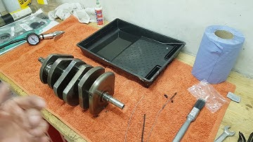 Triumph Trident T160 Engine Rebuild. Part 15: Cleaning the Crankshaft