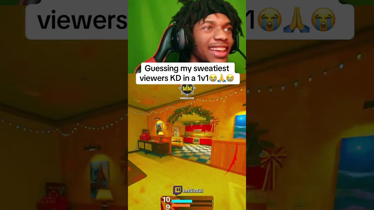 Guessing My Sweatiest Viewer KD In A 1v1 Warzone Warzonefunnyclips Gaming