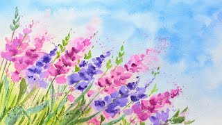 From Simple Strokes to Dreamy Flowers | Watercolor Painting with viral FUUMUUI set
