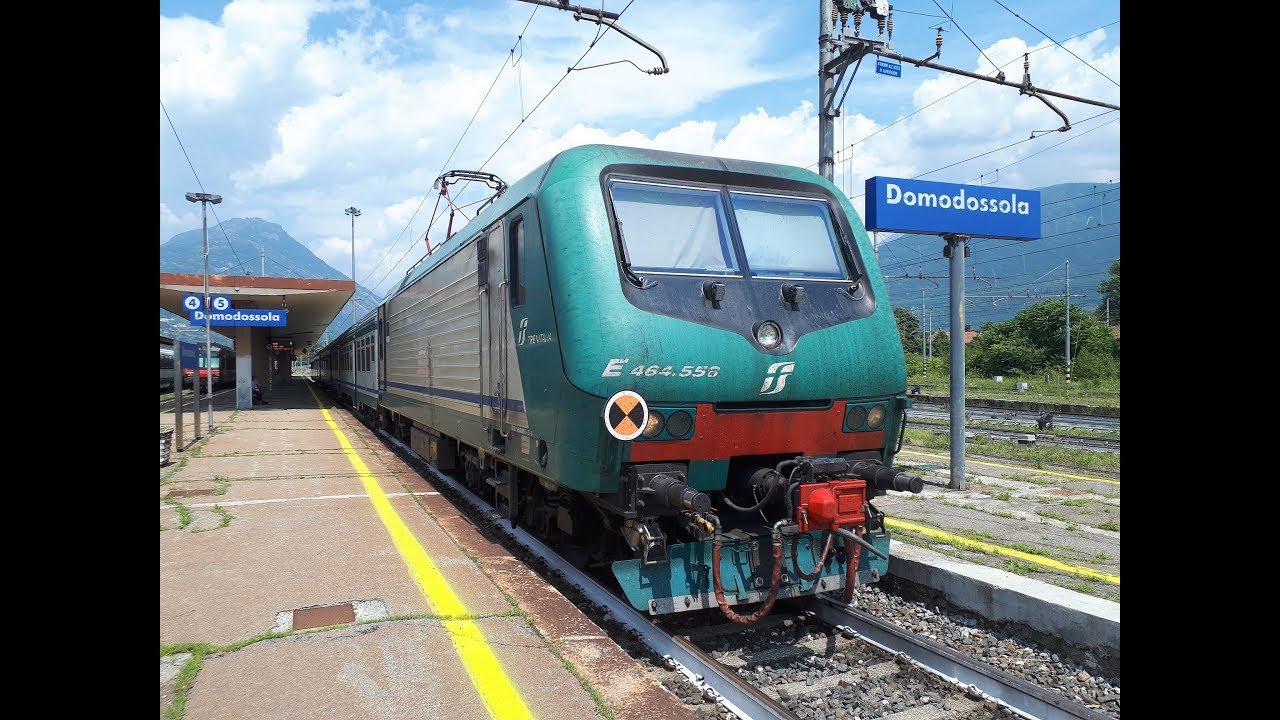 Züge in Brig und Domodossola // Trainspotting in Brig bilder aus