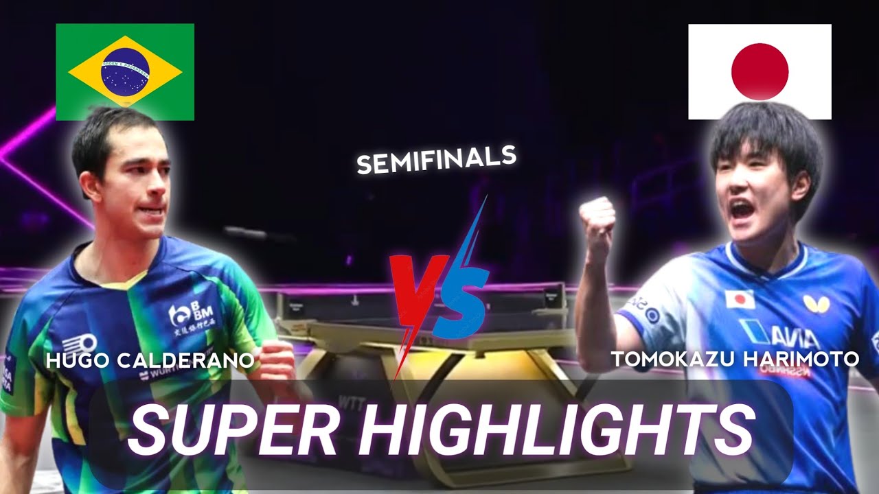 Amazing Match🔴Tomokazu Harimoto vs Hugo Calderano Semifinal WTTSingapore