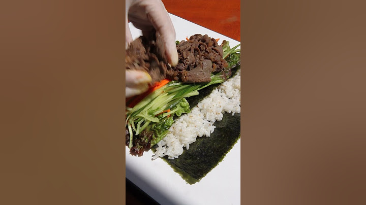 bulgogi kimbap | jinny's kitchen #shorts