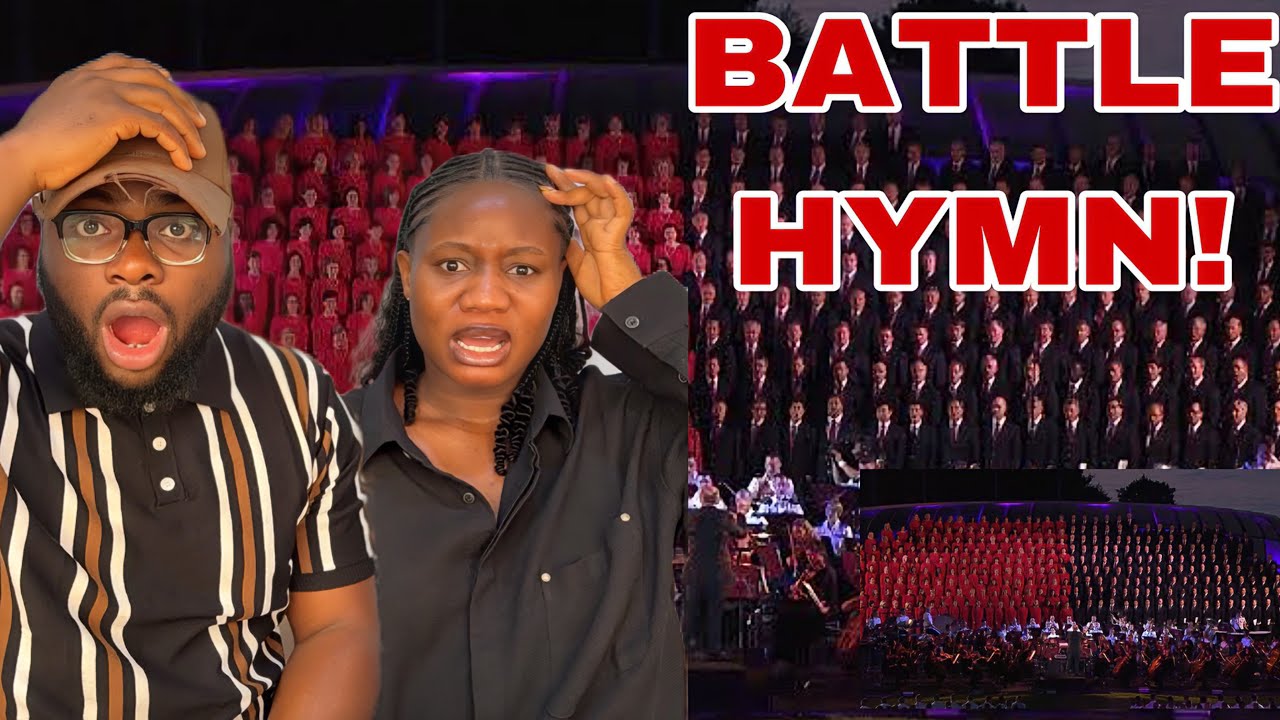 Foreigner reacts to "Battle Hymn of the Republic" with the Mormon Tabernacle Choir LIVE !