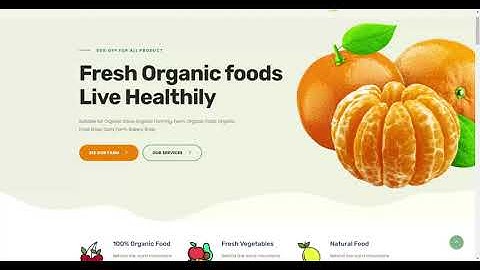 Orgenik - Organic Food HTML5 Template