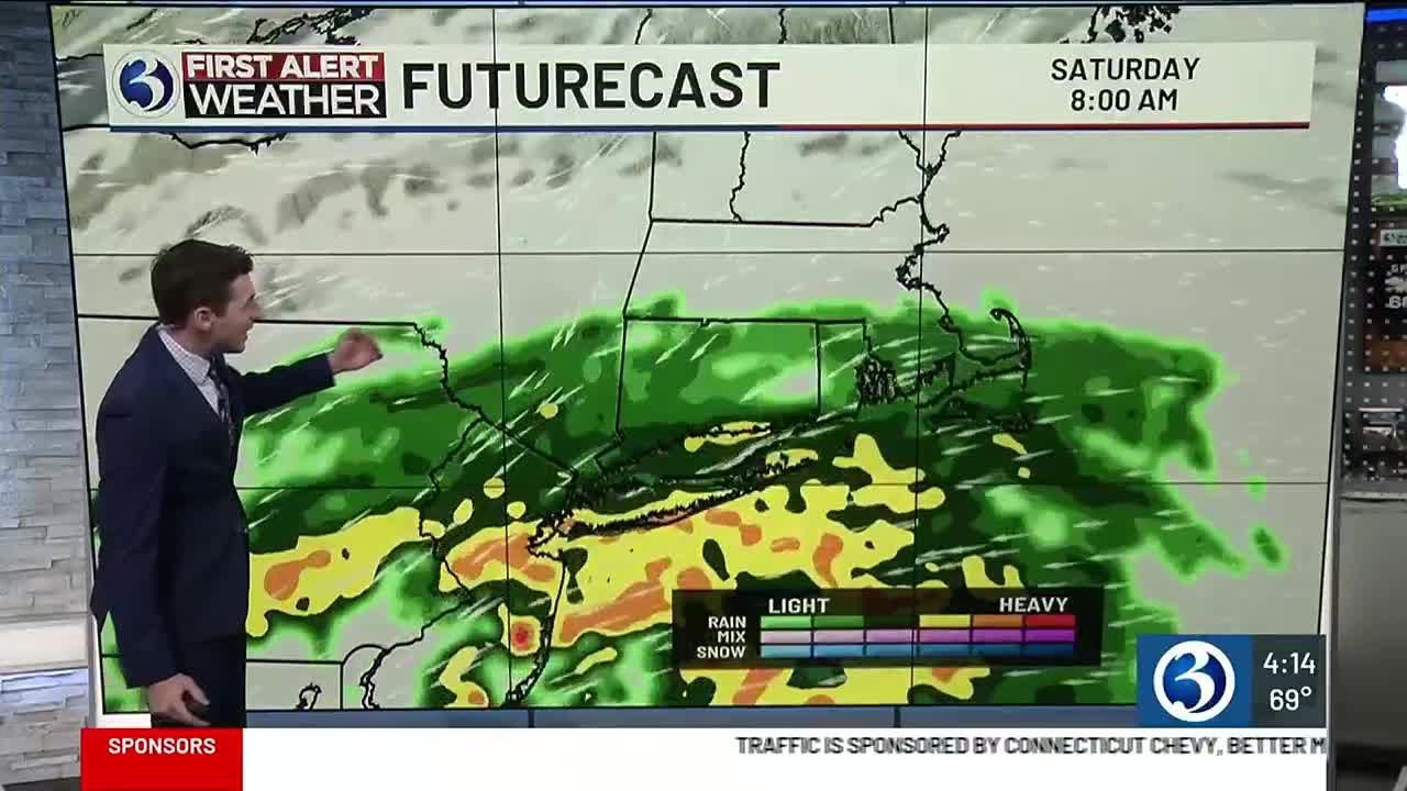 FORECAST: Rainy weekend ahead - YouTube