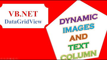 VB.NET DataGridView Images -  Dynamic Images and Text