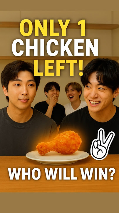 BTS Fought Over 1 Piece of Chicken?! 😂 💜