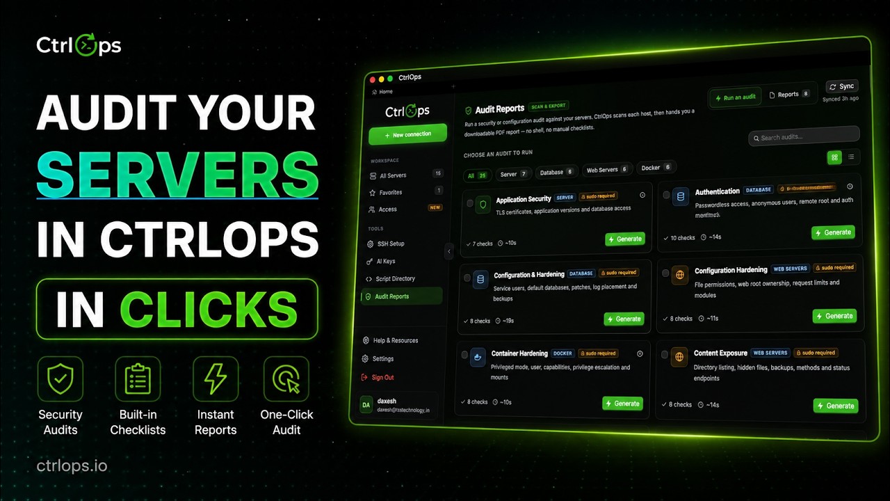 How to Audit Your Linux Servers in a Few Clicks (CtrlOps)