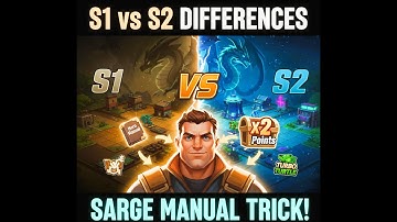 Tiles Survive - S1 vs S2 Differences exposed! : Sarge Hero Manual Trick for Turtle & VS event Points