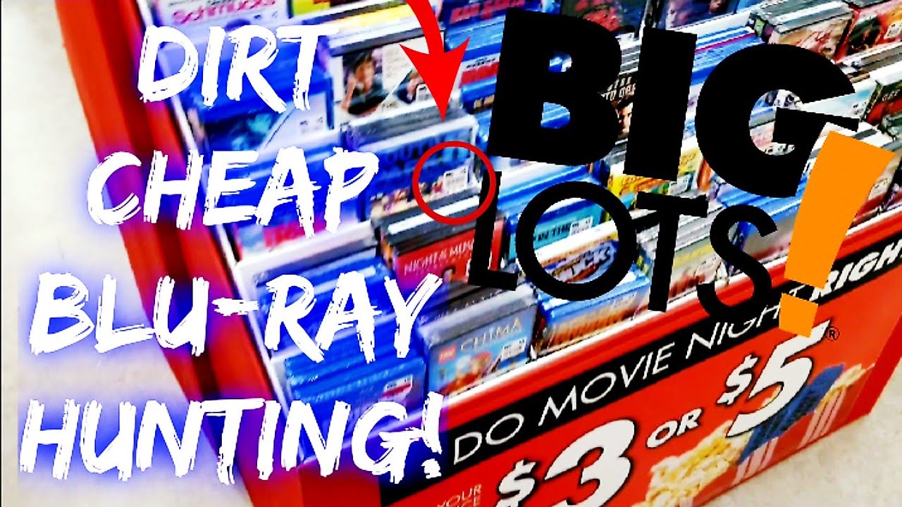 Big Lots! Dirt Cheap Blu-Ray Hunting Trip! Look At These Prices! 2021
