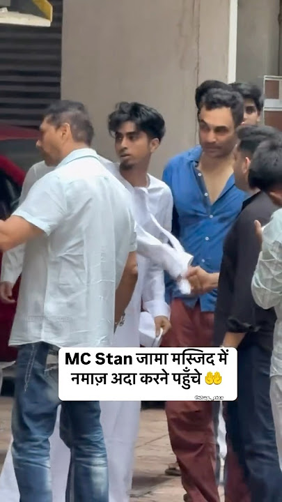 MC STÄN at bandra mosque at Friday 🤲🏻 #rap #mcstan #mumbai #vital #mcstanstatus #fyp #indianhiphop