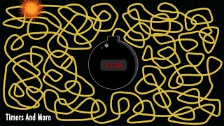 55 Minute Timer Bomb | 💣 Confetti Bomb 🎊