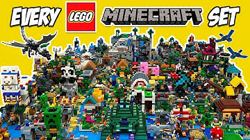 I Built EVERY LEGO Minecraft Set EVER Made...