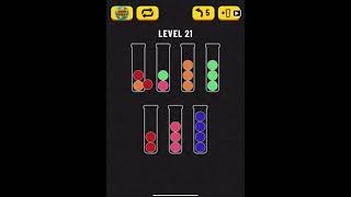 Ball Sort Puzzle: Level 1 To 30 , iOS/Android Walkthrough By (IEC Global Pty Ltd) screenshot 2