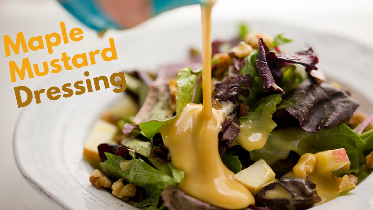 Easy! Maple Mustard Dressing YouTube
