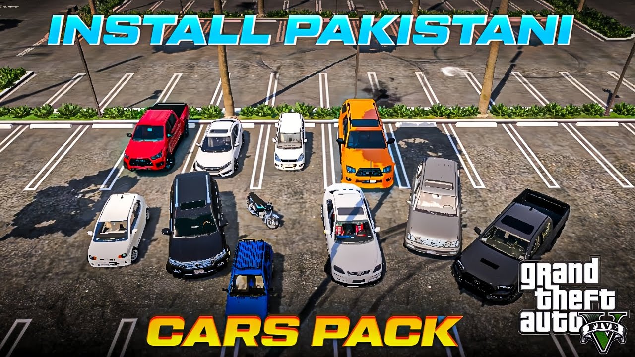 How to install PAKISTANI CARS PACK in GTA 5 | MOD IN GTA 5 🔥 | Pakistani cars |