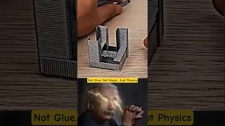 Staple Pin Cube Shows Hidden Strength 💪 | Sigma Physics Teacher #Shorts #physics