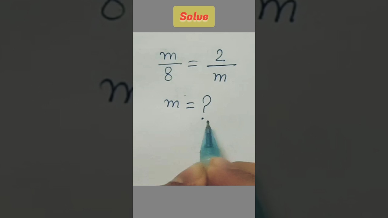 A very nice algebra problem | 