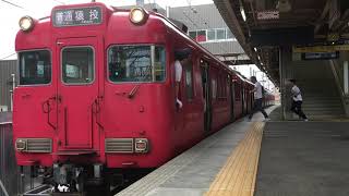 名鉄6000系更新車 6020f+6040f(普通猿投行き）知立駅 発車‼️