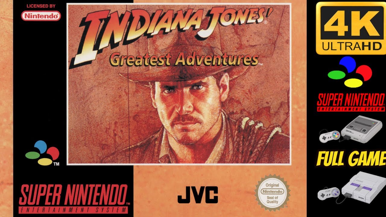 Longplay] SNES - Indiana Jones' Greatest Adventures (4K, 60FPS