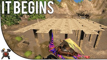 THE COLOSSEUM BEGINS - Modded Ark Survival Evolved Valhalla Primitive PVP Server (S5P25)