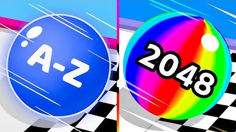 A-Z Run vs Ball Run 2048 🔳🔴🔳Walkthrough Android iOS Gameplay