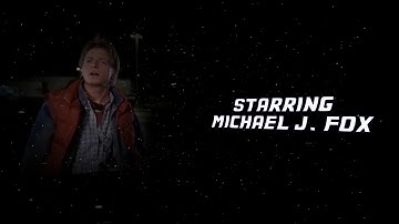 Project - Title Sequence: A Re-imagined Back to the Future