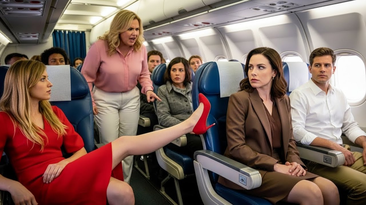 A Passenger Puts Her Foot on My Wife’s Seat on a Flight — and Learns a Valuable Lesson