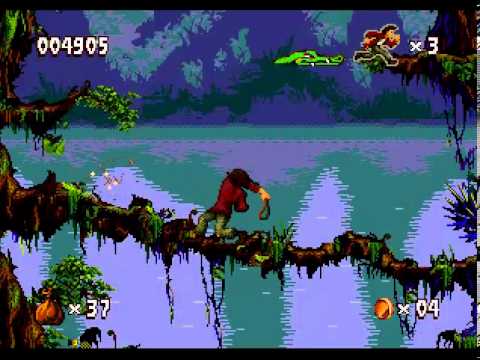 Jeu Pitfall The Mayan Adventure Sur Sega Megadrive (32X) – Sans Notice, État Correct