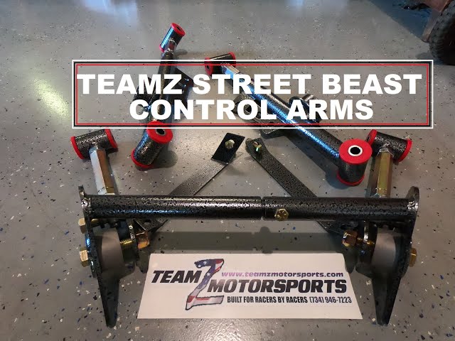 Foxbody Team-Z Street Beast Control Arm Install - YouTube