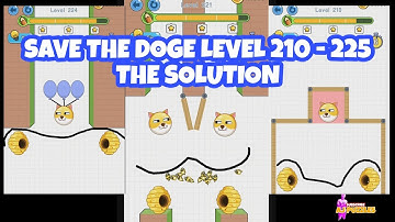 SAVE THE DOGE LEVEL 210 - 225 THE SOLUTION