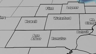 Looking ahead at more rain, snow possible throughout Metro Detroit this weekend