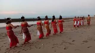 TARIAN BIDU OLEH MAHASISWA (MALAKA, BELU, TIMOR LESTE) FPIK UKAW KUPANG