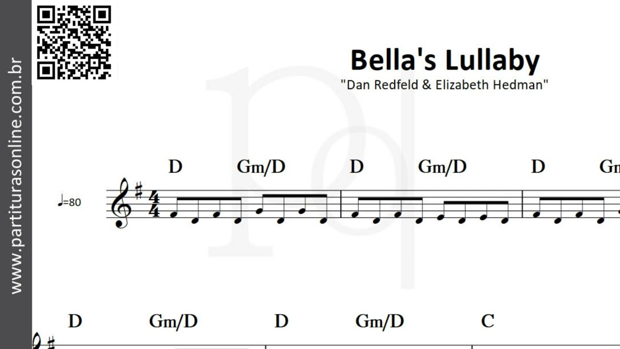 Bella's Lullaby ♪ Tema Partitura YouTube
