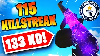 World Record 133 Kd In Black Ops Cold War Gameplay...worlds Highest Killstreak 115